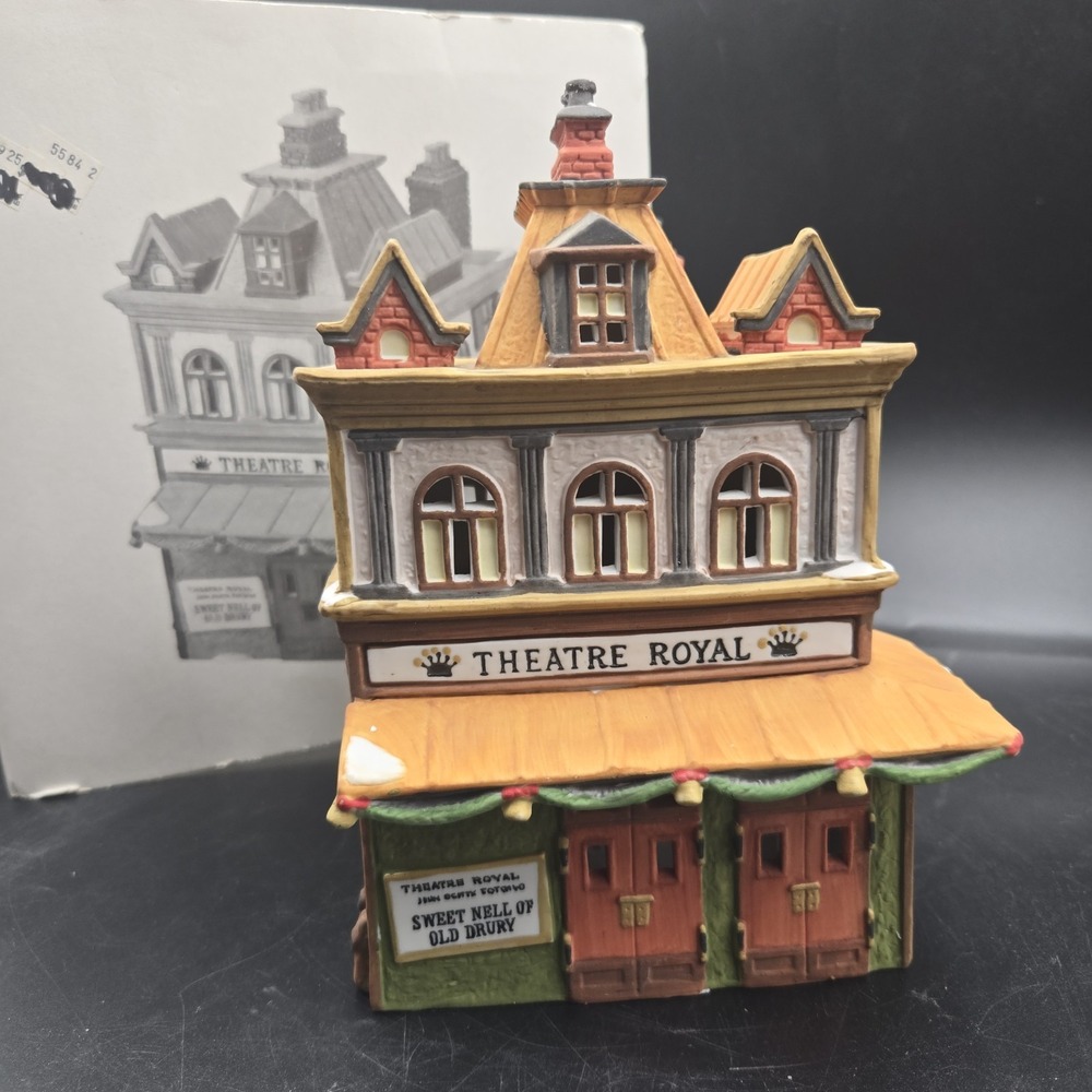 Department 56 The Dickens Village Series Theatre Royal with Box No Light theater
